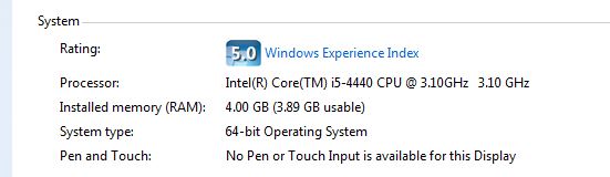 Windows 7 64bit