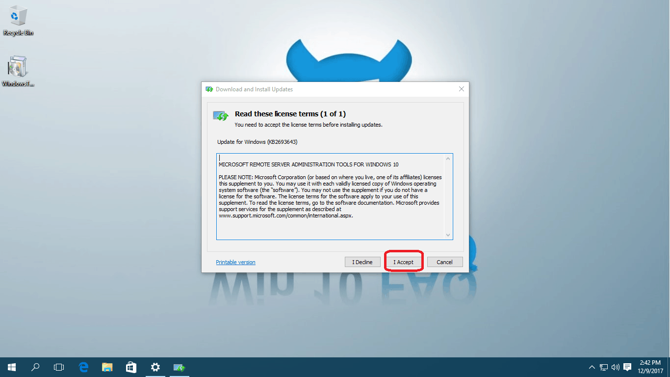 admin tools on windows 10