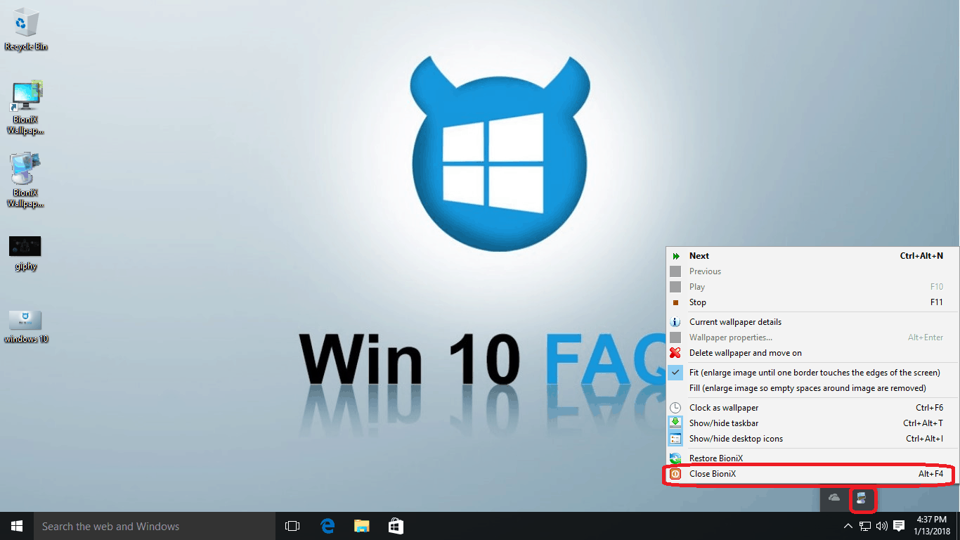 how to set gif as wallpaper on window